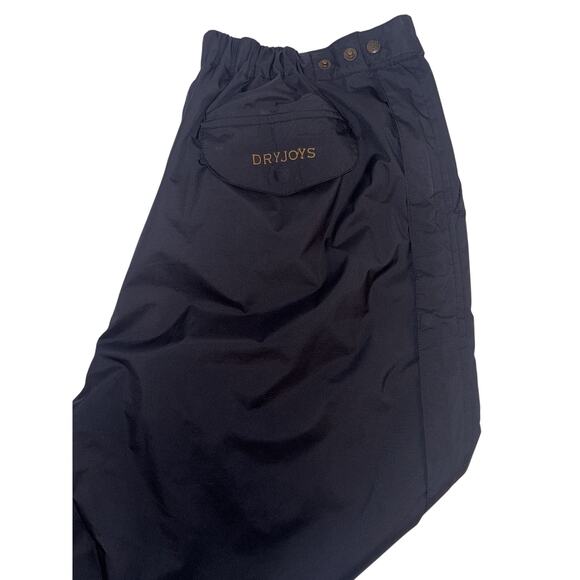 Footjoy FJ Men's Dryjoys Rain Pant Black XL Waterproof Pockets DWR Finish Golf - Picture 9 of 11